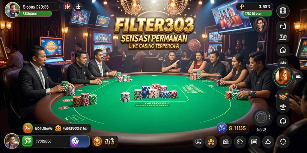 Gameplay Live Casino yang mengasyikkan dan interaktif.