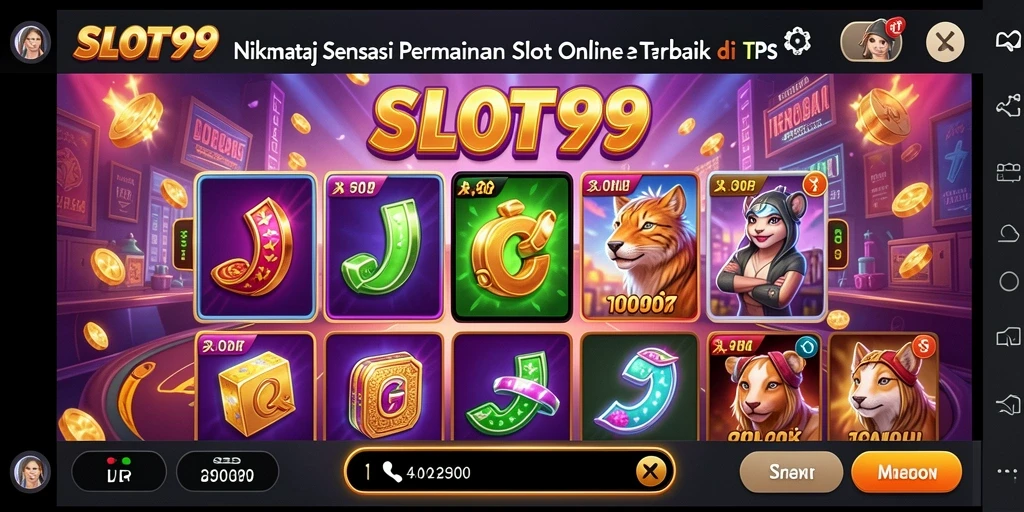 Tampilan gameplay SLOT99 yang seru dan mengasyikkan.