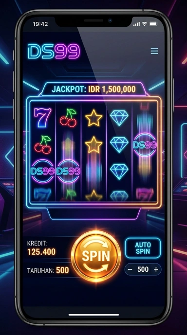 Tampilan antarmuka aplikasi ds99 yang sederhana dan intuitif.